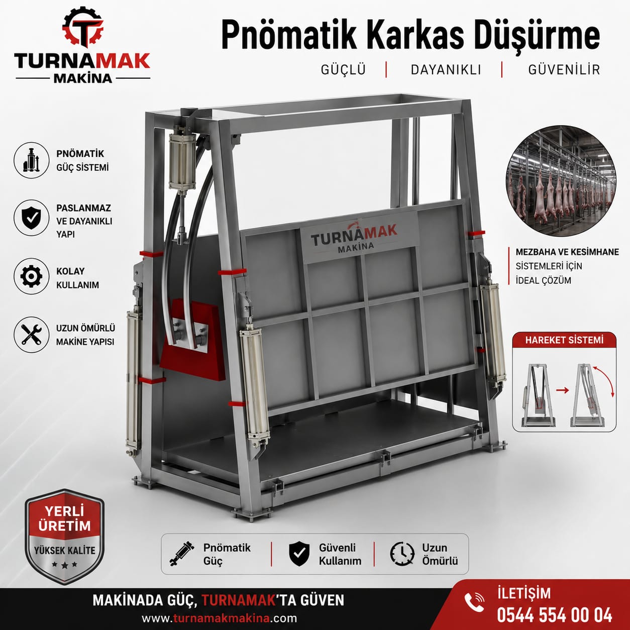 Pnömatik Karkas Düşürme